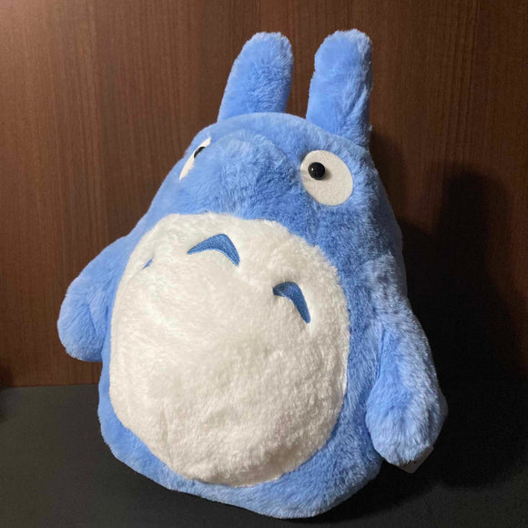 Totoro Blue Plush Soft Fluffy Large