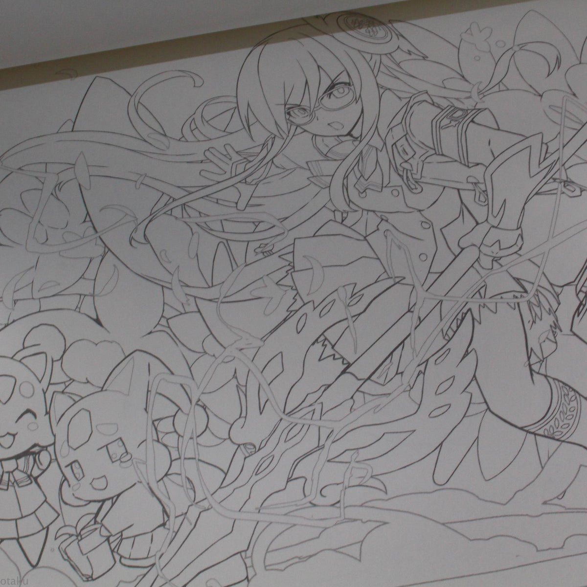 Puzzle and Dragons - Coloring Book