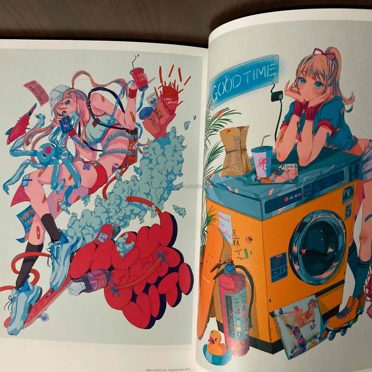 LUCKY najuco ILLUSTRATION MAKING and VISUAL BOOK　