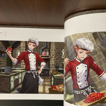Twisted Wonderland Official Visual Book 4 Card Art + Line Drawing