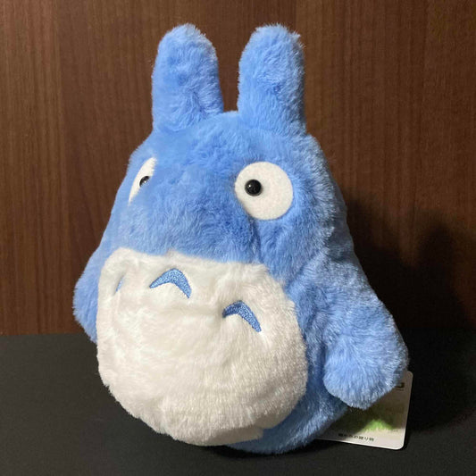 Totoro Blue Plush Soft Fluffy Small