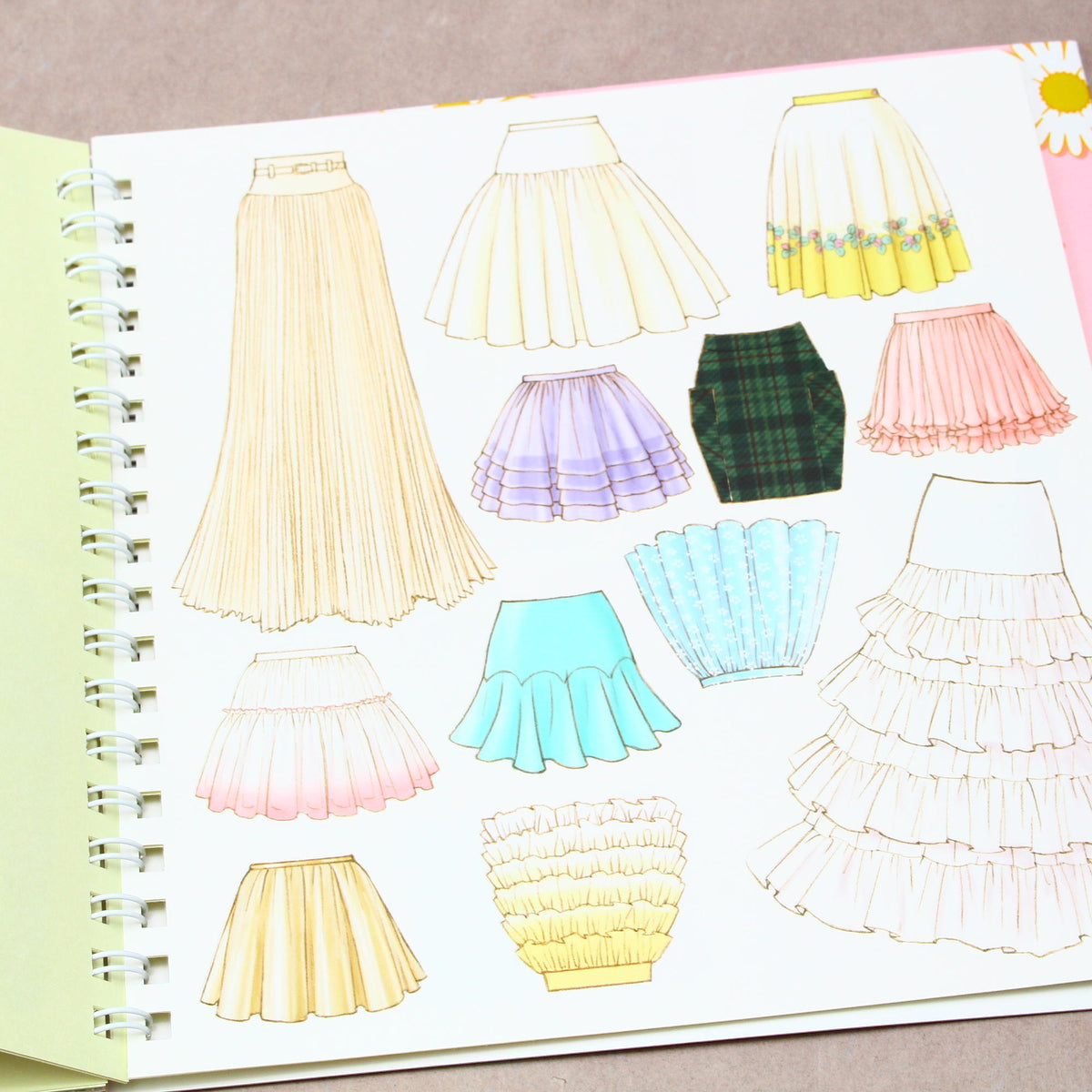 Oshare Note 3 - Kisekae to Nurie / Sticker and Coloring Art Book