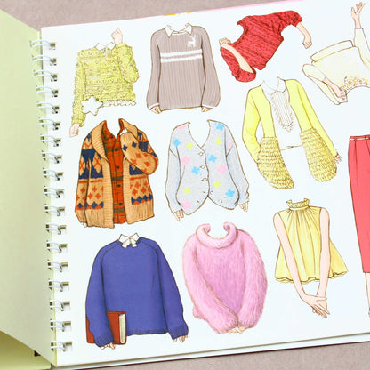 Oshare Note 3 - Kisekae to Nurie / Sticker and Coloring Art Book