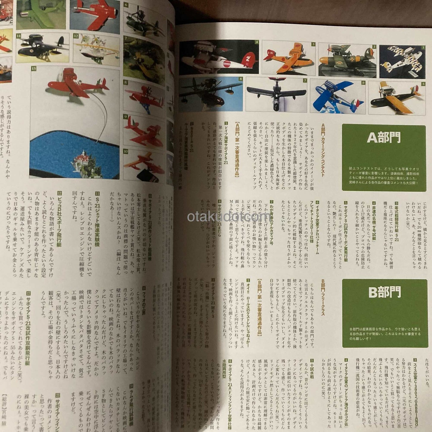 Hayao Miyazaki in Model Magazines