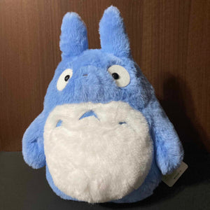 Totoro Blue Plush Soft Fluffy Medium