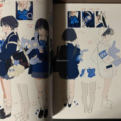 BLUE collage Junro Artworks and  Illustration Making