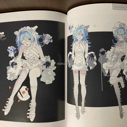 BLUE collage Junro Artworks and  Illustration Making
