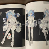 BLUE collage Junro Artworks and  Illustration Making