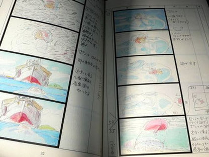 Ponyo On A Cliff Storyboard / Conte Book