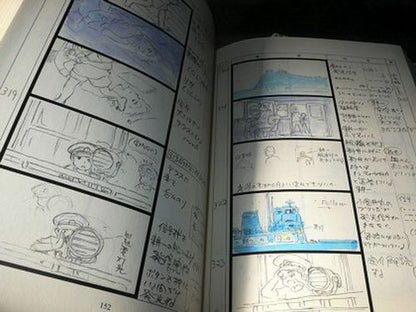 Ponyo On A Cliff Storyboard / Conte Book