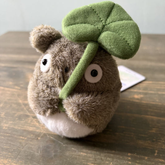 Totoro with Leaf Soft Toy