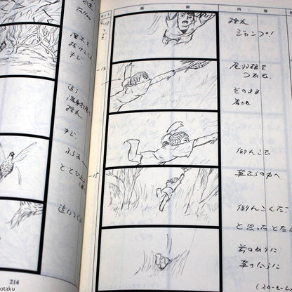 The Tale of The Princess Kaguya Conte Storyboard Art Book