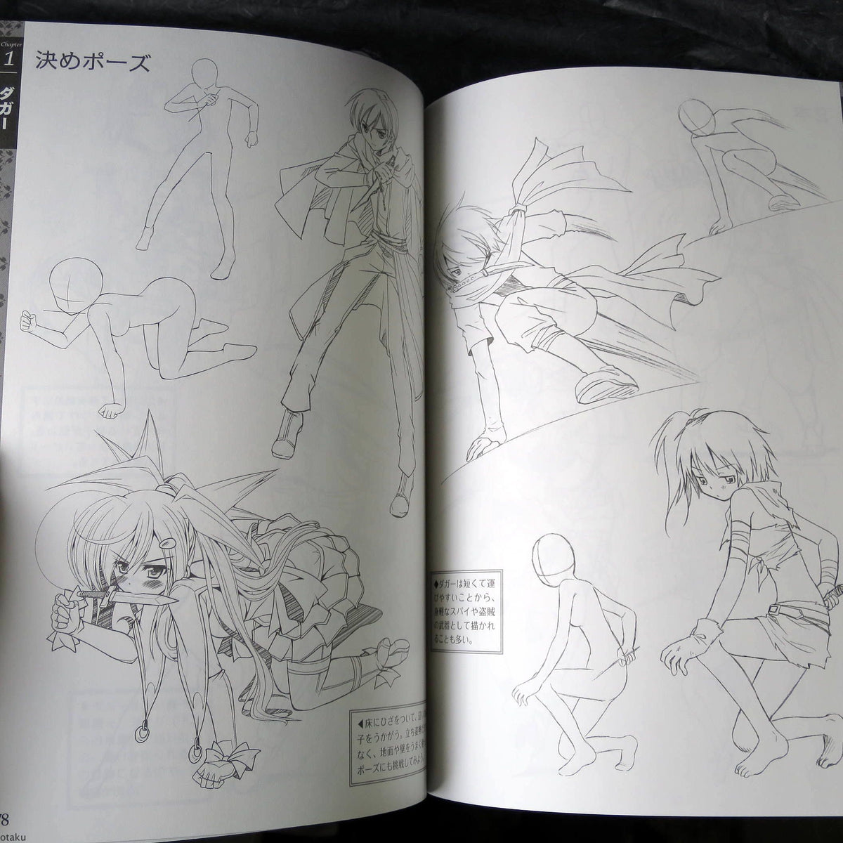 Fight - Fantasy Weapons Illustration Pose Collection