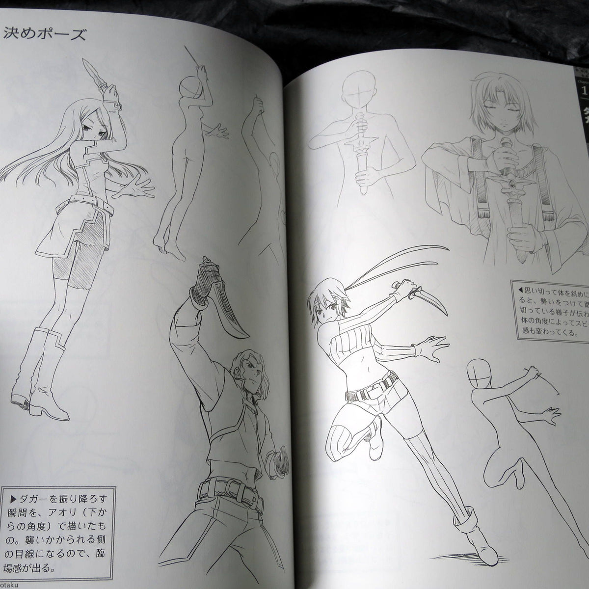 Fight - Fantasy Weapons Illustration Pose Collection