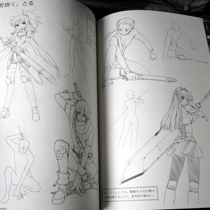 Fight - Fantasy Weapons Illustration Pose Collection