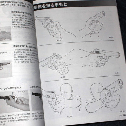 How to Draw Handgun and Rifle Combat Pose Collection for Manga