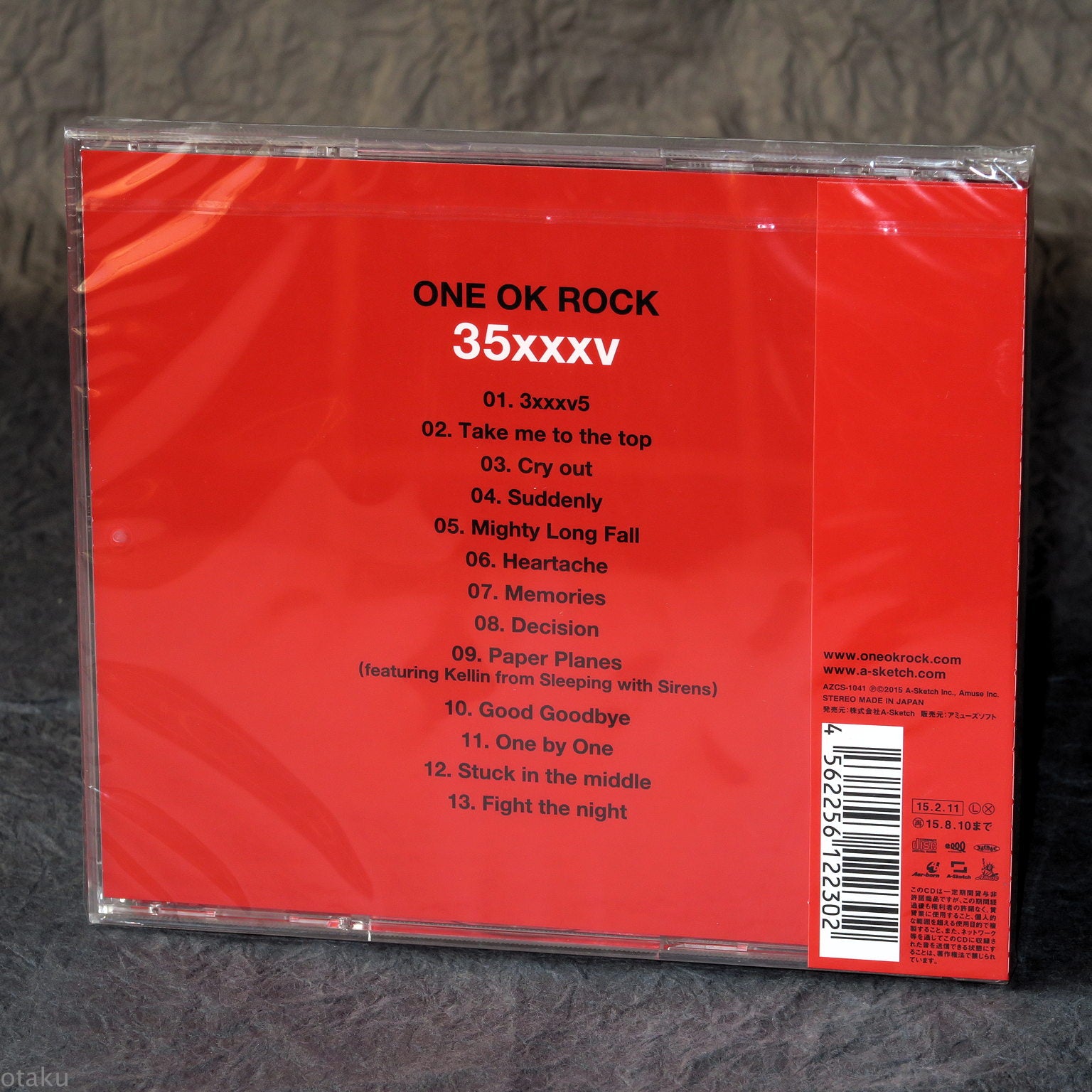 35xxxv 【初回限定盤】 (CD+DVD) ONE OK ROCKワンオク 中古