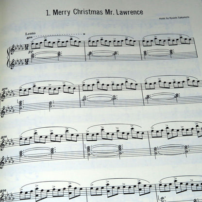 Avec Piano Merry Christmas Mr Lawrence Ryuichi Sakamoto Score