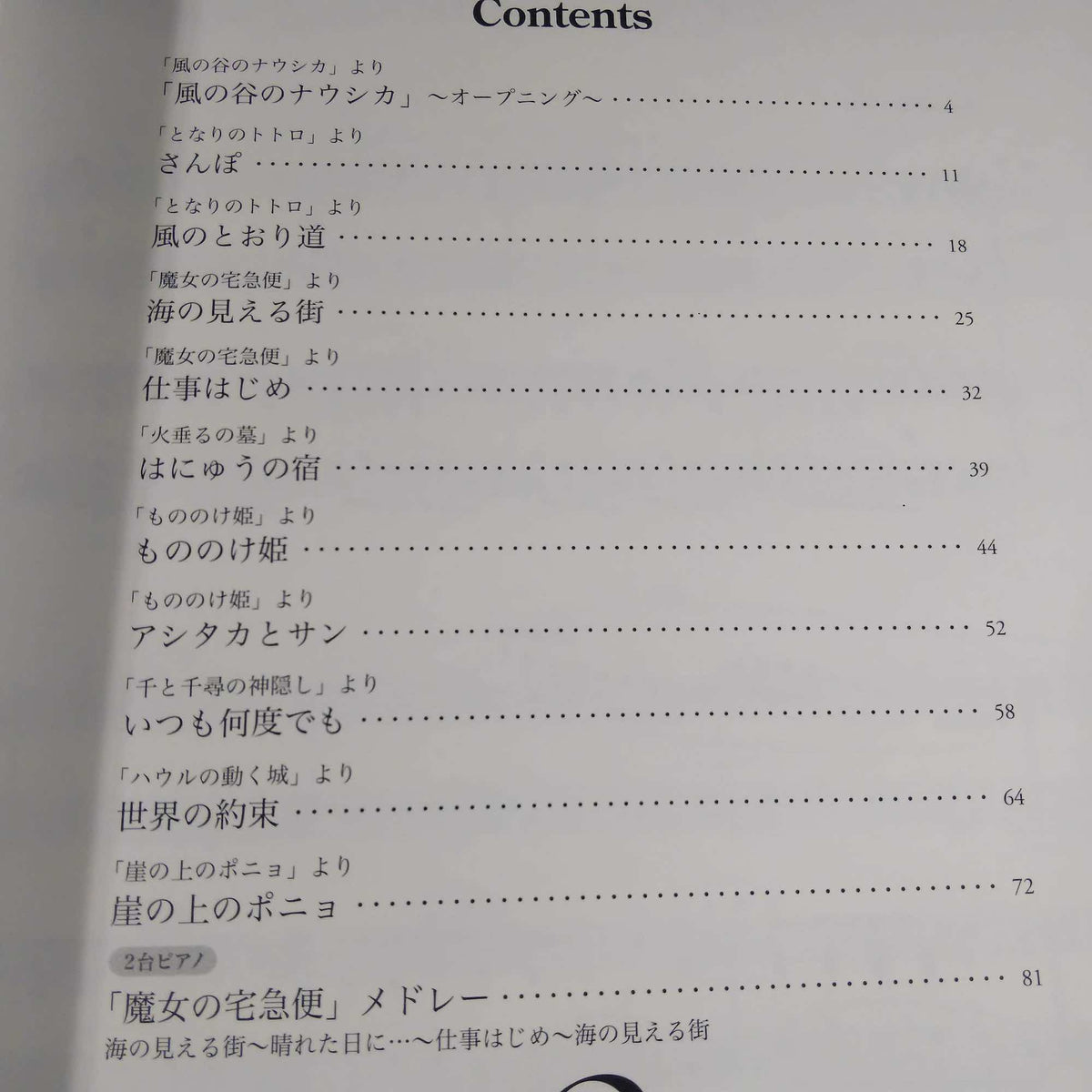 Studio Ghibli 2 - Music Score for Piano Duo - Advanced
