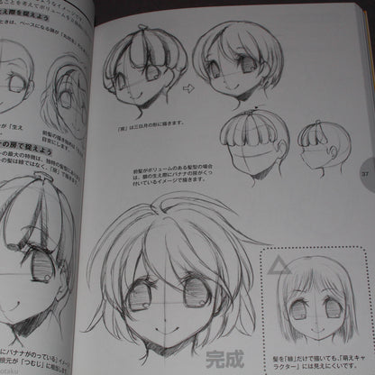 How to Draw Moe Characters - Faces and Bodies