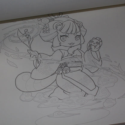 Puzzle and Dragons - Coloring Book