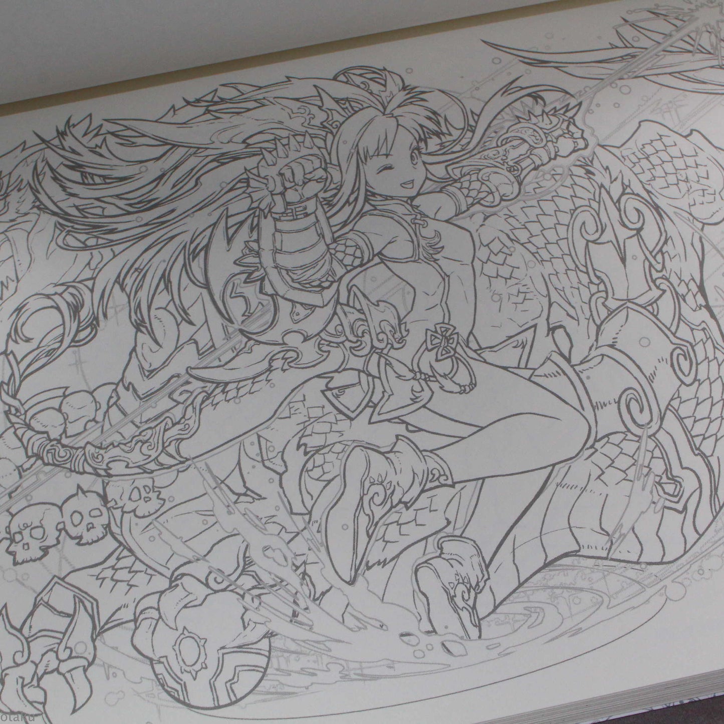 Puzzle and Dragons - Coloring Book