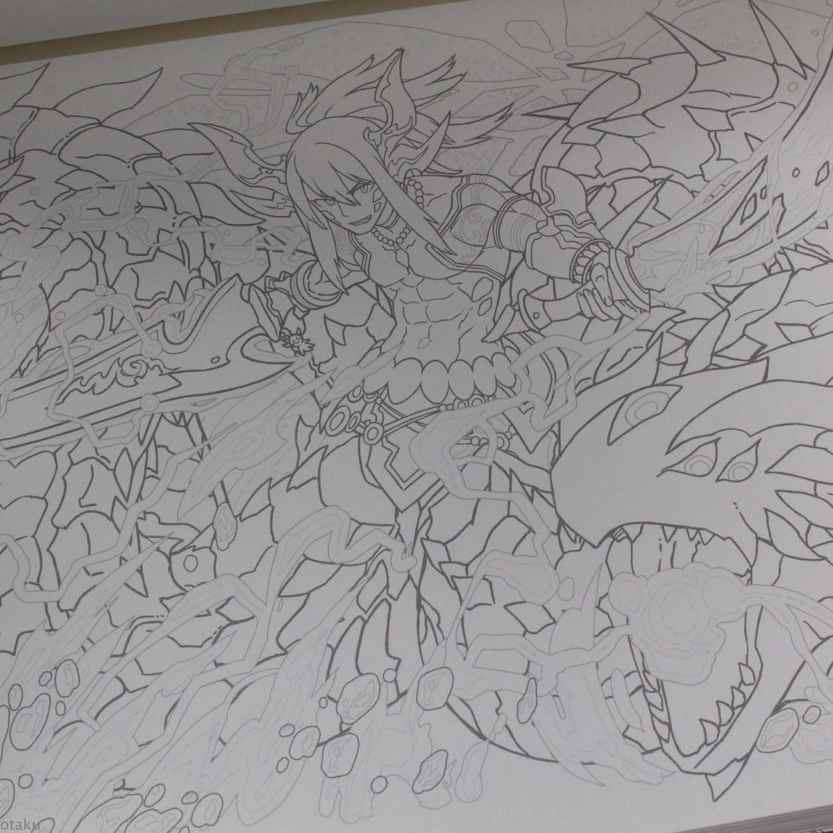 Puzzle and Dragons - Coloring Book
