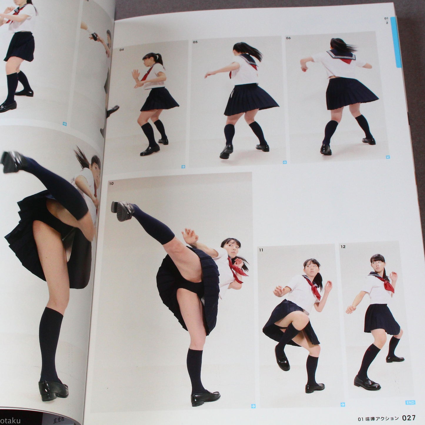 How to Draw - Real Action Pose Collection 01: High School Girls