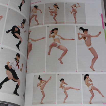 How to Draw - Real Action Pose Collection 01: High School Girls