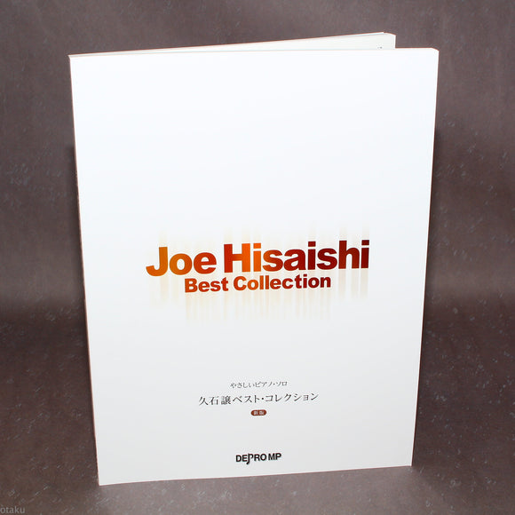 Joe Hisaishi Best Collection - Piano Solo Music Score Book