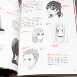 Manga Characters Hairstyle Illustration Collection