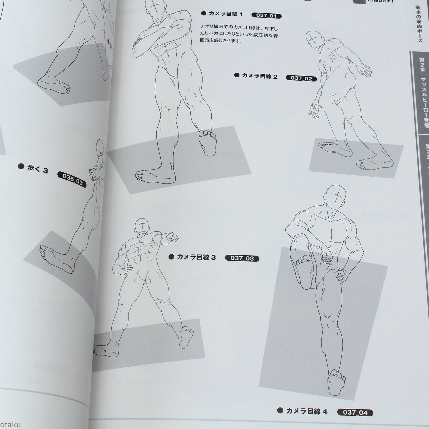 How to Draw Mens Muscles: 500 Poses - Japan Manga Art Book