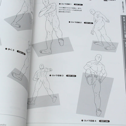 How to Draw Mens Muscles: 500 Poses - Japan Manga Art Book