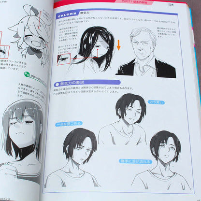 How to Draw Facial Expressions - Anime Art Guide Book