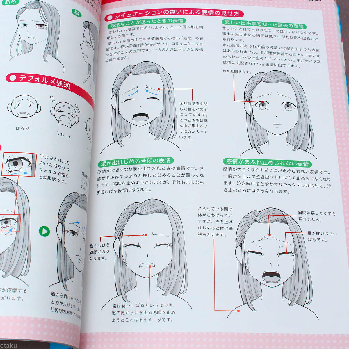 How to Draw Facial Expressions - Anime Art Guide Book