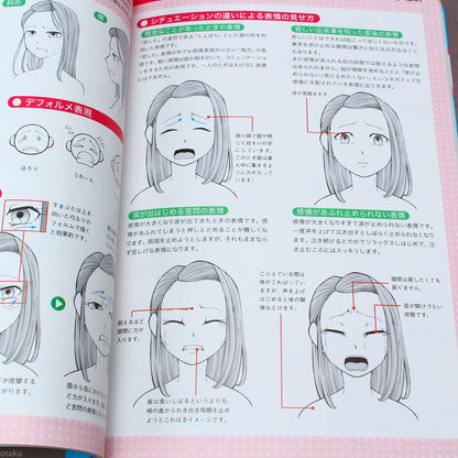 How to Draw Facial Expressions - Anime Art Guide Book
