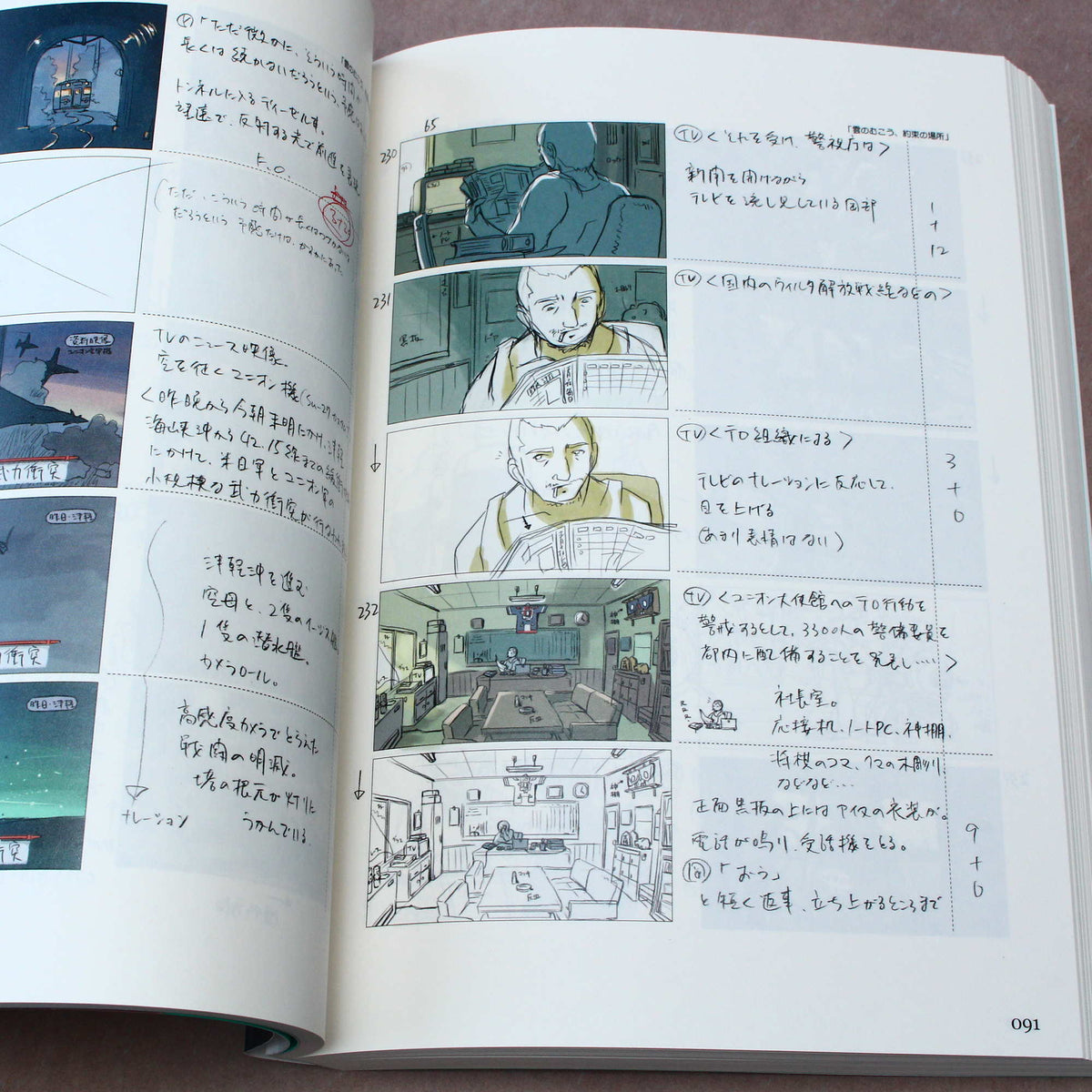Makoto Shinkai - the place promised... - Movie Storyboard