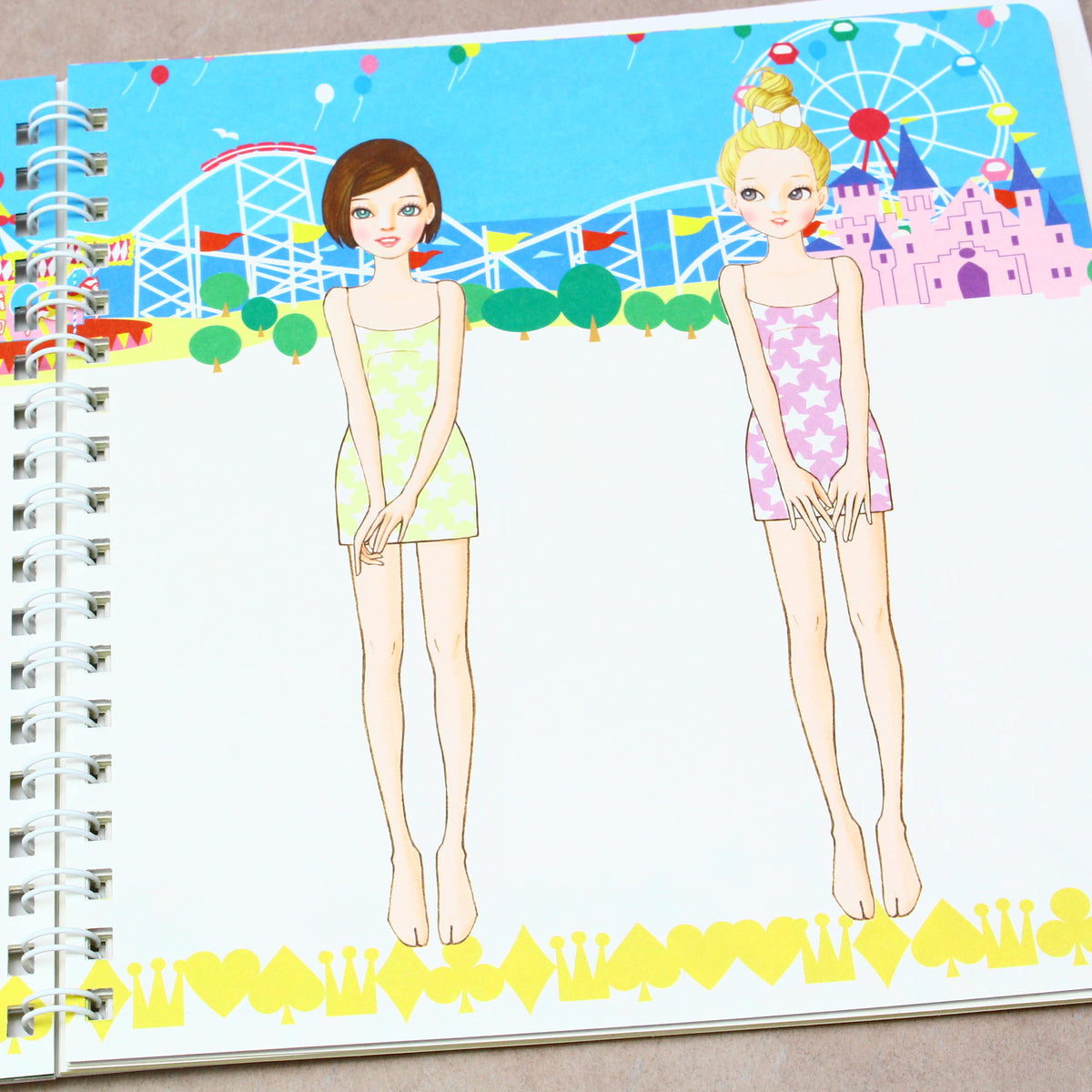 Oshare Note 2 - Kisekae to Nurie / Sticker and Coloring Art Book