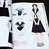 Schoolgirls Uniforms and Accessories - Illustration Art Book
