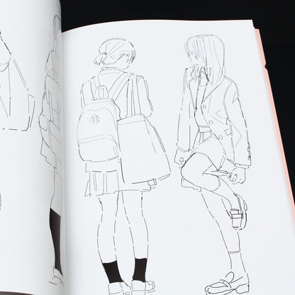 Schoolgirls Uniforms and Accessories - Illustration Art Book