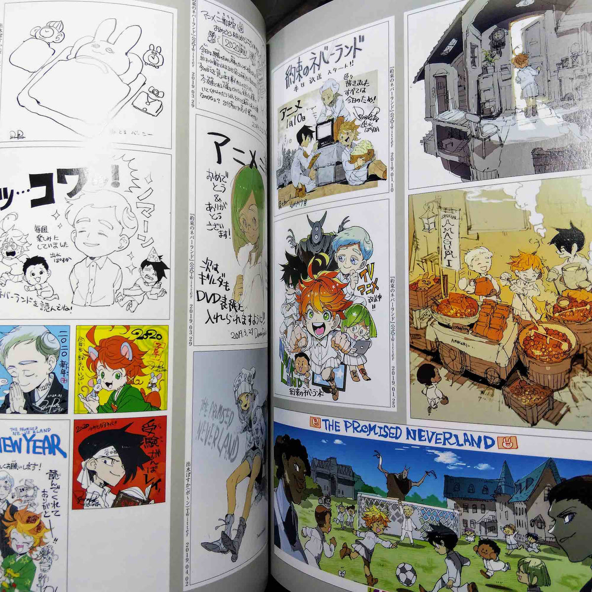 The Promised Neverland ART BOOK WORLD