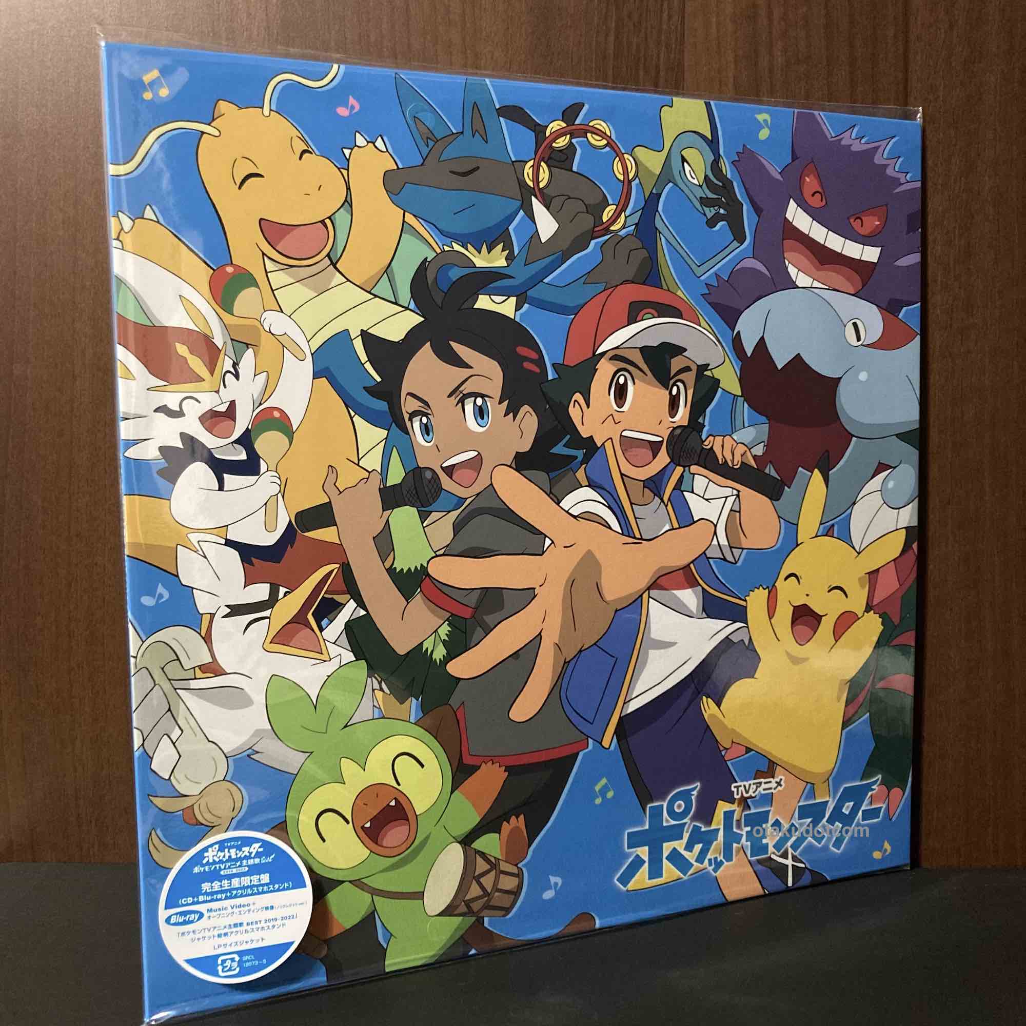Pokemon TV Anime Theme Song BEST 2019-2022 CD Limited Edition A Blu-ray