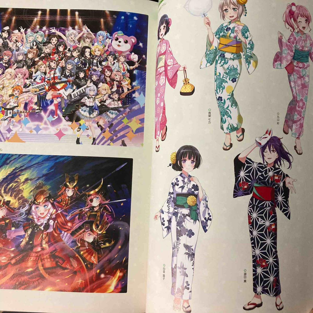 BanG Dream Girls band Party Visual Book 4 + 5