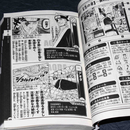 Naruto Hiden Jin No Sho - Official Character Data Book