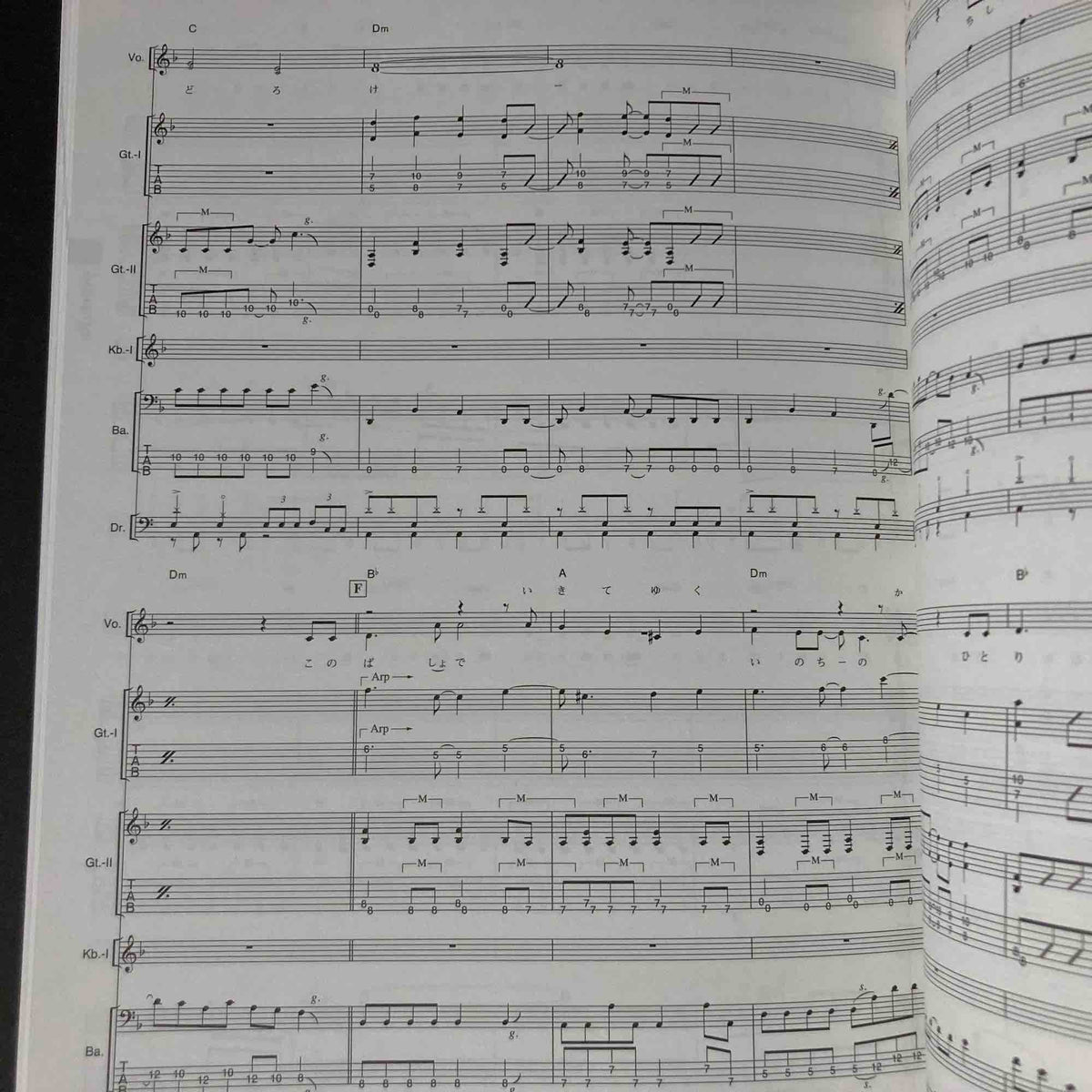 BanG Dream Roselia Vol.3 Official Band Score