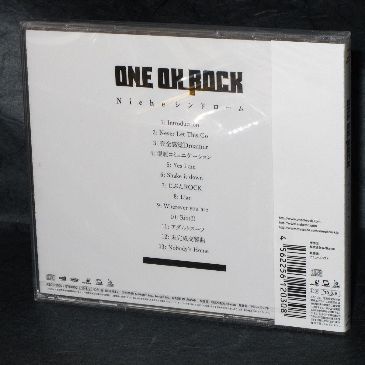 ONE OK ROCK Nicheシンドローム 初回限定盤 CD+DVD ワンオクロック