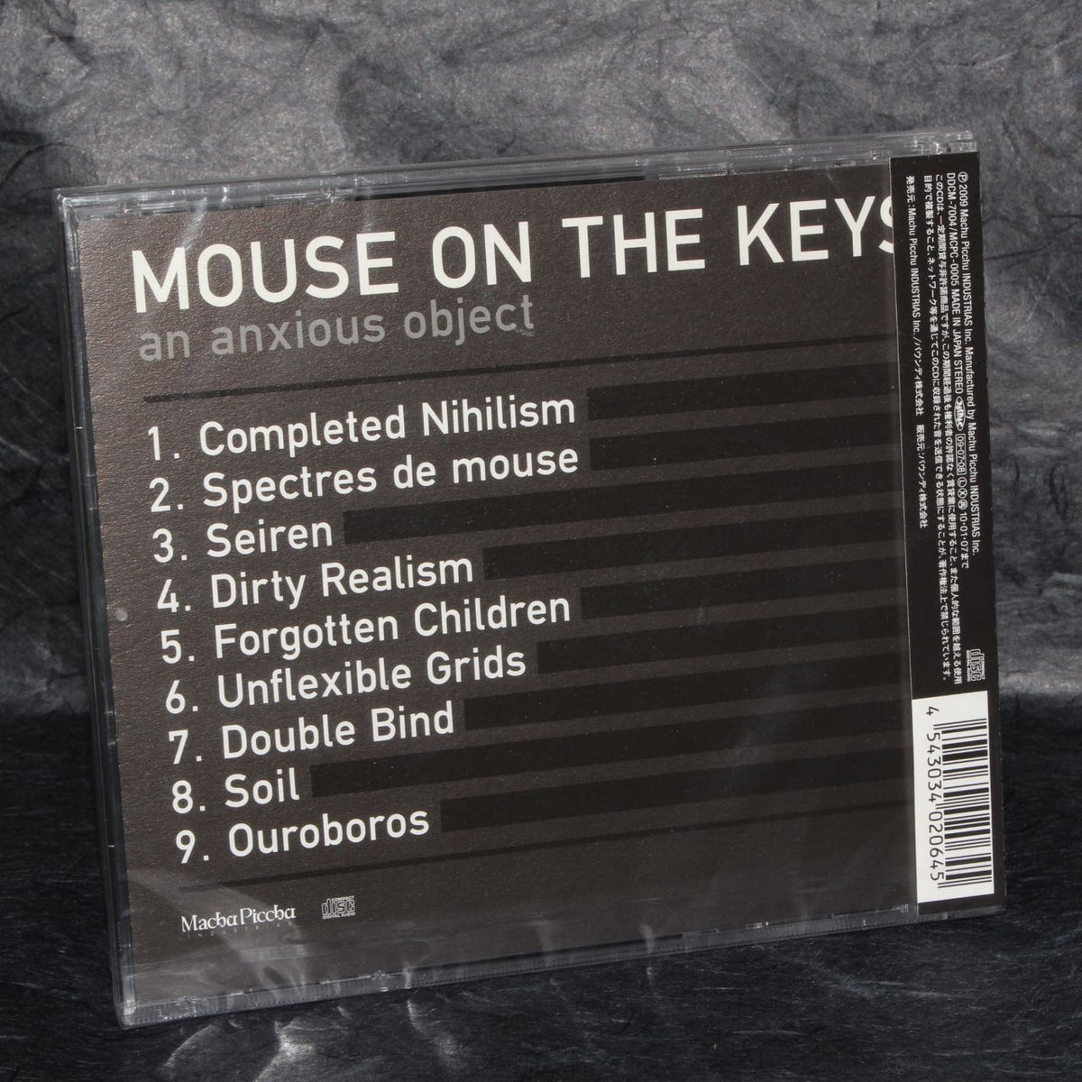 mouse on the keys - an anxious object