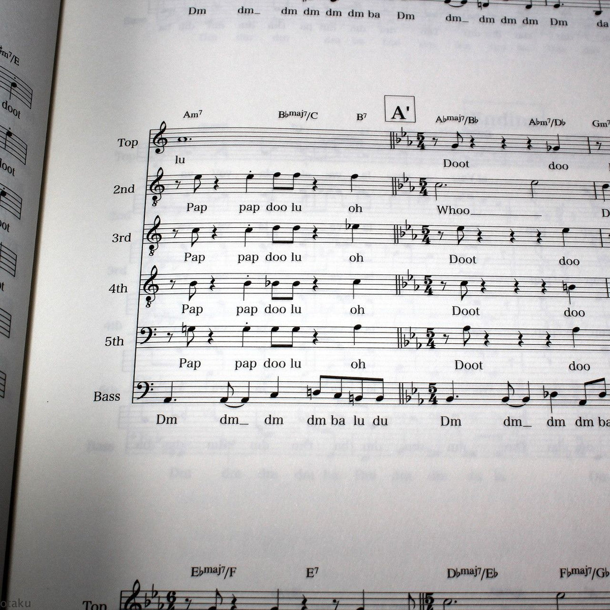 Final Fantasy - Collection for A Cappella - Music Score with CD