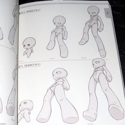 How to Draw SD Super Deformed / Chibi Pose - Basic Actions