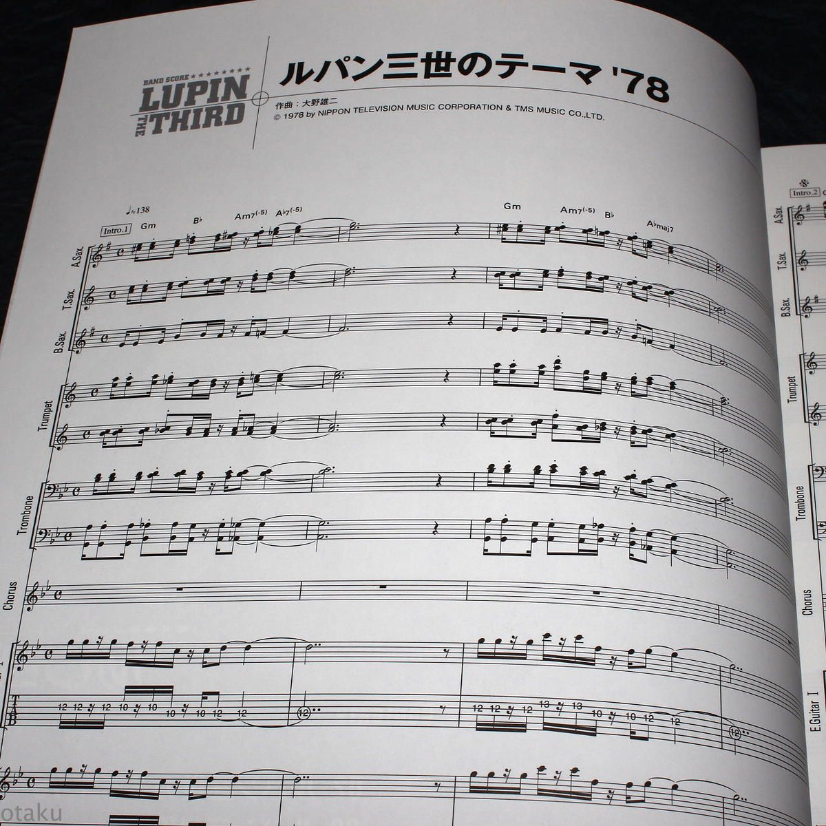 LUPIN THE THIRD - Band Score